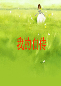 我的自传课件