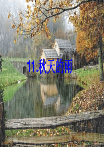公开课《秋天的雨》第二课时ppt课件