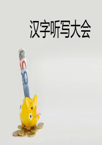 最新文档-《中国汉字听写大会》(1)-PPT精品文档