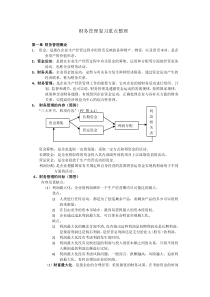 财务管理复习重点整理