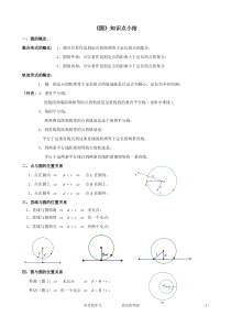 九年级上《圆》知识点小结