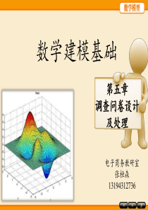 调查问卷设计及处理