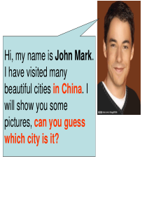 外研版-book1-module-4-Reading-A-Lively-city