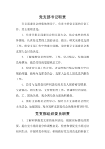 党支部书记职责