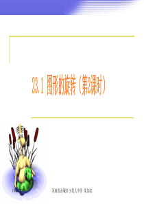 23.1图形的旋转(第二课时)