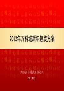2012万科城新年包装方案