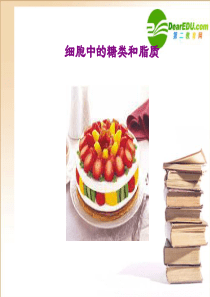 高一生物细胞中的糖类和脂质课件人教版必修1