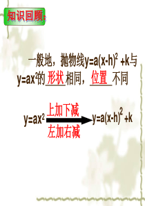 22.1.4--二次函数y=ax2-+bx+c的图象和性质