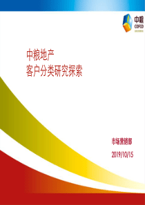 中粮地产_客户分类研究探索_24PPT