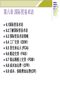 第六章_国际贸易术语