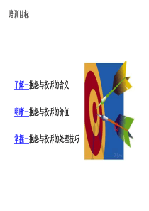 客户抱怨与投诉处理