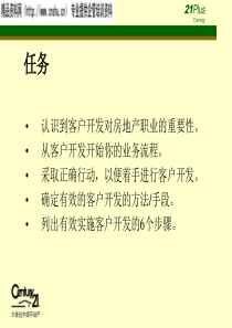 房产中介客户开发-21世纪不动产培训（PPT38页）