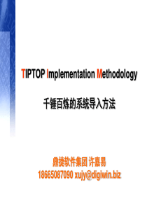 TIPTOP实施方法及如何降低ERP系统转换风险-许嘉易