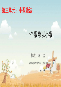 一个数除以小数课件(公开课)ppt