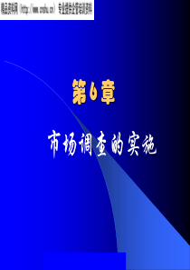 6市场调查的实施（PPT76）