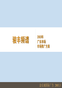 XX广东市场推广方案