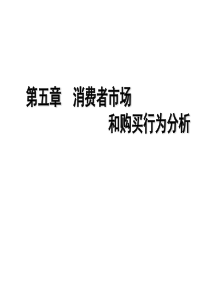 5消费者市场购买环境分析