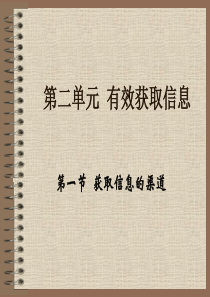 获取信息的渠道