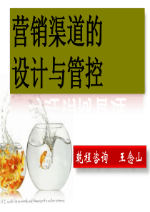 营销渠道设计与管控讲师版