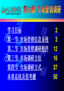 第六章 市场营销调研