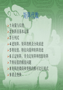 矩阵代数