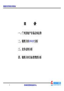 房地产策划案例锦绣天河市场分析