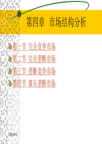 第四章市场结构分析
