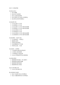 企业VI系统类别