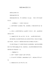 细菌DNA提取方法