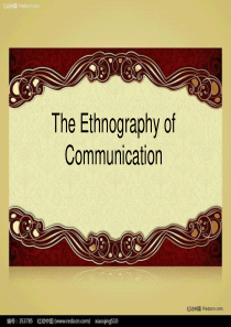 The-Ethnography-of-Communication---言语交际民俗学