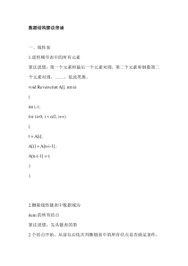 考研数据结构算法经典
