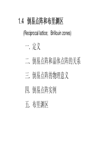 关于布里渊区