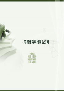 黄石国家公园研究