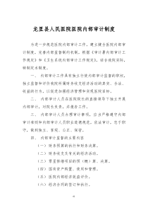 医院内部审计制度
