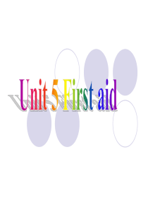 Unit5《First-aid》课件-重点单词短语详解
