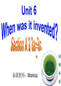 九年级英语Unit6-SectionA-3a-3c课件