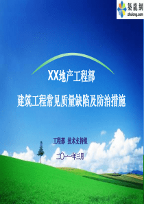 建筑工程常见质量缺陷及防治措施(附图)