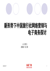 中国旅行社网络营销论坛
