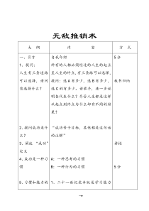 无敌推销术（DOC 20页）