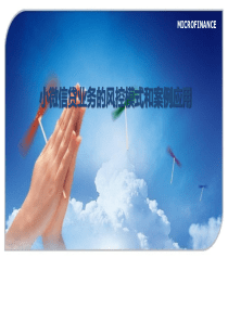 小微信贷业务的风控模式和案例应用