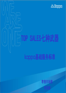 Kappa标准服务流程-TopSales七种武器