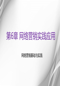 网络营销实践应用-第6章-郭佳函