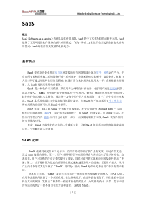 SAAS(软件即服务)