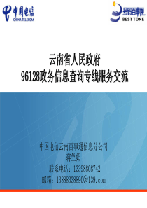 云南省人民政府96128政务信息查询专线服务交流