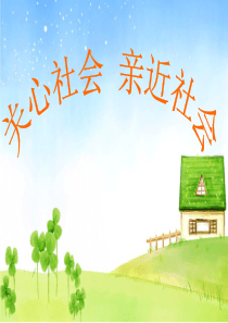 关心社会服务社会复习课