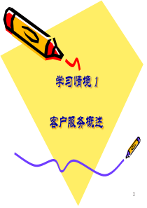 学习情境 1 客户服务概述-复制
