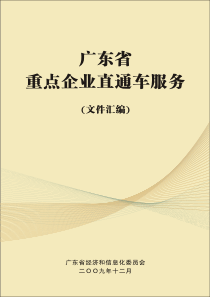 广东省重点企业直通车服务