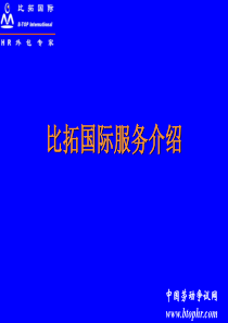 比拓国际服务介绍