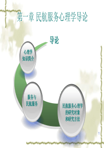 民航服务心理学导论