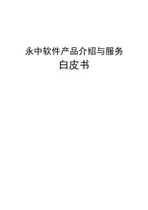 永中软件产品与服务白皮书